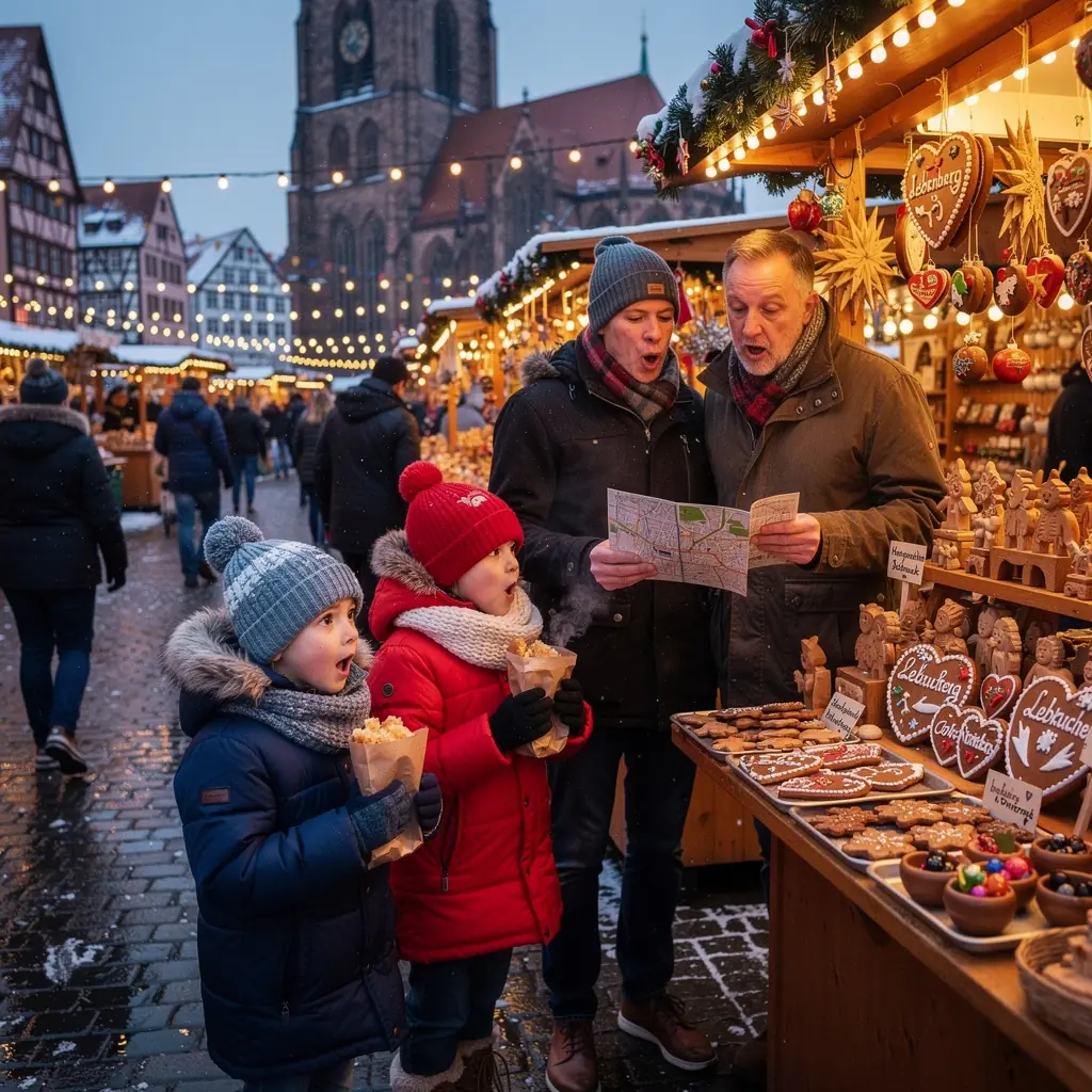 Ein Reisender steht am Bahnhof und betrachtet einen Fahrplan für Züge in Deutschland.