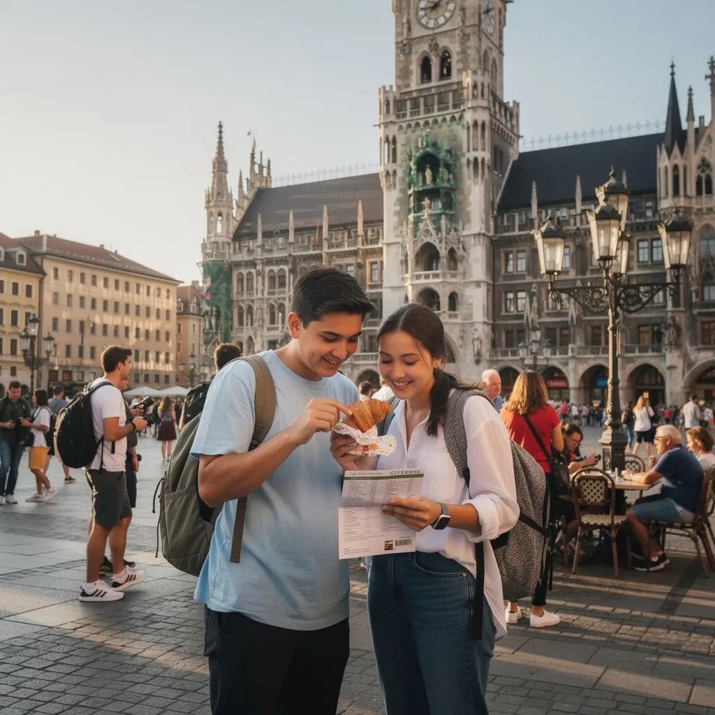 Eine Karte von Deutschland zeigt verschiedene Reiseziele und empfohlene Routen für einen perfekten Aufenthalt.